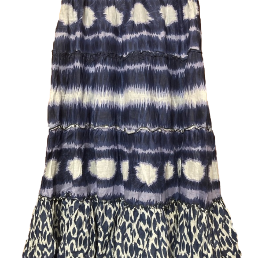 Bohemian Cafe Broomstick Skirt